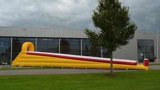 A Rollenrutsche Rot Gelb 
