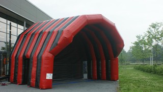 B Zelt berdachung Rot Schwarz 