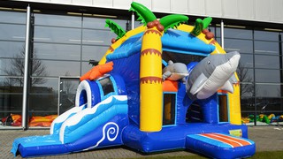 H Hüpfburg Multiplay Delphin 