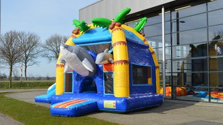H Hüpfburg Multiplay Delphin 
