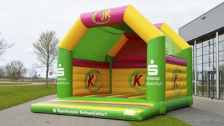 Sparkasse Schweinfurt Hüpfburg 