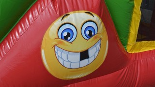 Hüpfburg Multiplay Smiley 