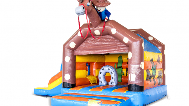 Hüpfburg Multifun Cowboy 