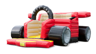 Hüpfburg Super Rennwagen