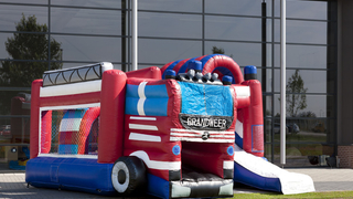 Hüpfburg Multiplay Feuerwehr