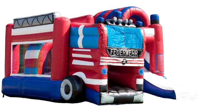 Hüpfburg Multiplay Feuerwehr