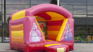 Hüpfburg Mini Prinzessin mit Dach