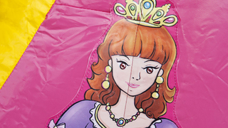 Hüpfburg Mini Prinzessin mit Dach