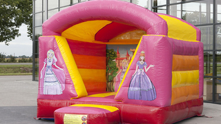 Hüpfburg Mini Prinzessin mit Dach