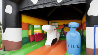 Hüpfburg Multifun Kuh
