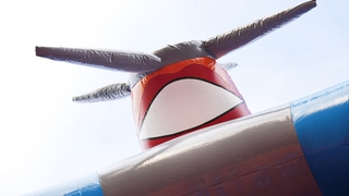 Hüpfburg Multifun Flugzeug