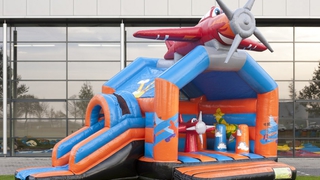 Hüpfburg Multifun Flugzeug