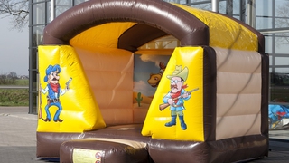 Hüpfburg Mini Western mit Dach