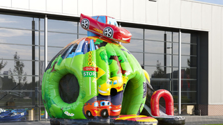 Hüpfburg Disco Auto