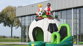 Hüpfburg Disco Fussball