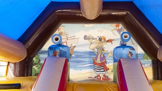 Hüpfburg Shooter Piratenschiff
