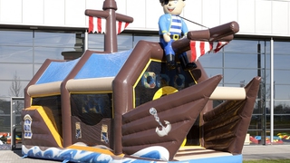 Hüpfburg Shooter Piratenschiff