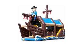 Hüpfburg Shooter Piratenschiff