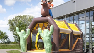 Hüpfburg Shooter Western
