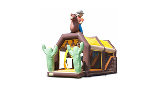 Hüpfburg Shooter Western