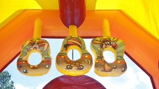 Hüpfburg Shooter Zirkus