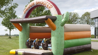 Hüpfburg Shooting Anlage Western