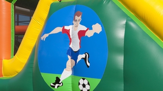 Hindernisparcours Fussball