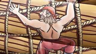 Riesenrutsche Piratenschiff