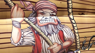 Riesenrutsche Piratenschiff