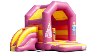 Hüpfburg Midi Prinzessin mit Rutsche