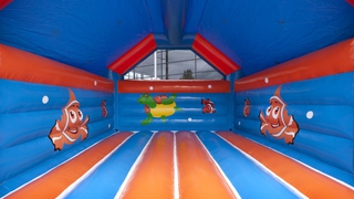  Hüpfburg Super Clownfische 