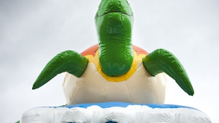  Hüpfburg Super Schildkröte 