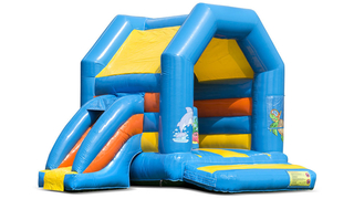 Hüpfburg Midi Seaworld mit Rutsche