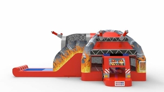 Hüpfburg Multiplay Super Feuerwehr 