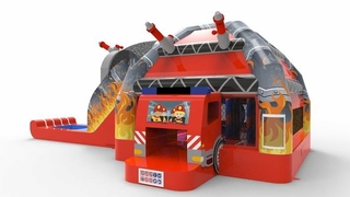 Hüpfburg Multiplay Super Feuerwehr 