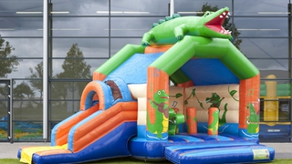  Hüpfburg Multifun Krokodil 