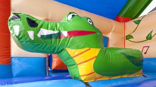  Hüpfburg Multifun Krokodil 