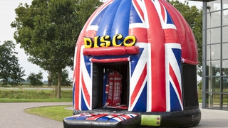  Hüpfburg Discofun Union Jack 