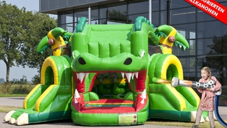  Hüpfburg Shooter Challenge Krokodil 