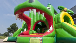  Hüpfburg Shooter Challenge Krokodil 