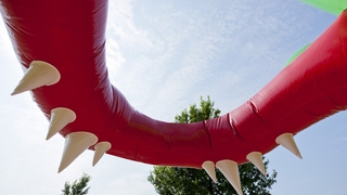  Hüpfburg Shooter Challenge Krokodil 