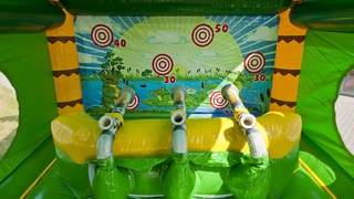  Hüpfburg Shooter Challenge Krokodil 