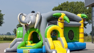  Hüpfburg Shooter Challenge Elefant 
