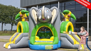  Hüpfburg Shooter Challenge Elefant 