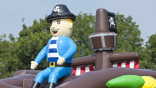  Hüpfburg Shooter Challenge Pirat 