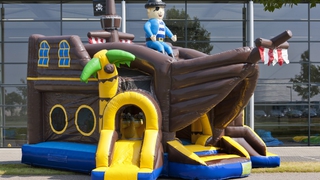  Hüpfburg Shooter Challenge Pirat 