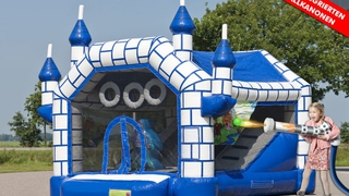  Hüpfburg Shooter Ritterburg klein 