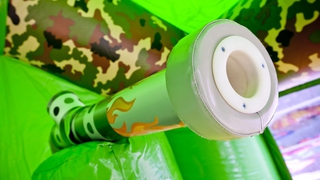  Hüpfburg Shooter Armee klein 