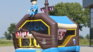  Hüpfburg Shooter Piratenschiff klein 