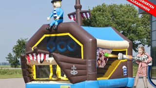  Hüpfburg Shooter Piratenschiff klein 